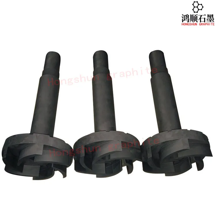 Suyuq aralashtirish grafit rotori